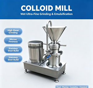 Equipo Profesional para el Procesamiento de Mantequilla de Frutos Secos, Molino Coloidal para <span class=keywords><strong>Crema</strong></span> de Anacardos y Pistachos - Product Image 3
