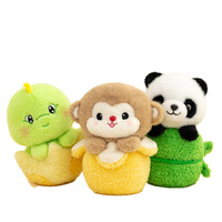 Peluche parfumée d'aromathérapie pour le bureau, anti-stress, animal en peluche mignon, mini décoration de bureau parfumée, vente en gros, OEM personnalisé
