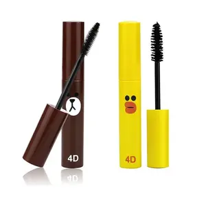 Moda nuevo lindo 4D maquillaje de ojos máscara de fibra larga pestañas negras extensión de pestañas impermeable máscara cosméticos Mascar Droshipping - Product Image 1