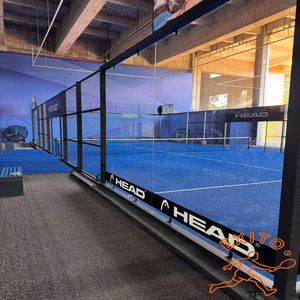ÉXITO 2025 Nuevo Diseño Fabricante de Canchas de Pádel Pista de Pádel Panorámica con Instalación Disponible en Acero Inoxidable 304 - Product Image 6