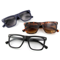 Lunettes De soleil carrées De haute qualité pour hommes, ouvertes sur mesure, UV400