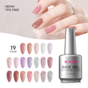 Loniki Pink HEMA TPO Gratis 19 warna mata kucing Resin dasar <span class=keywords><strong>Gel</strong></span> tahan lama alami lapisan dasar UV Cat kuku <span class=keywords><strong>Gel</strong></span> untuk Salon - Product Image 1