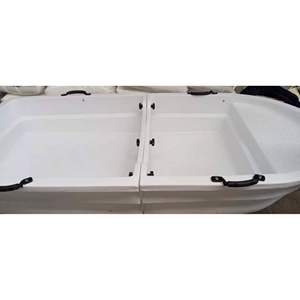 Bote de Plástico Personalizado de 2.2M con Motor Fuera de Borda para Pesca y Trabajo - Product Image 2