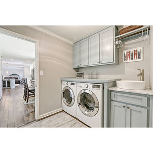 Mobile Lavanderia <span class=keywords><strong>per</strong></span> Lavatrice Impermeabile con Lavatoio in Stile Moderno <span class=keywords><strong>Cesti</strong></span> e Sacchi Portabiancheria - Product Image 6