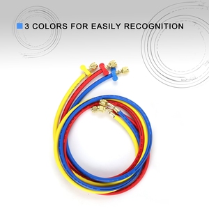2smanifold gösterge takımı HVAC A/C soğutma kiti AC pirinç <span class=keywords><strong>R134A</strong></span> oto servis kiti - Product Image 6