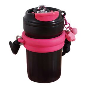 Mug isotherme Aca 400 ml, double paroi, acier inoxydable, tasse à café portable pour femmes, utilisation en voyage - Product Image 5