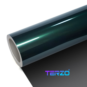 Forest Green Vinyl <b>Wrap</b> Roll Auto High Gloss TERZO PET Original Factory Vehicle <b>Wrap</b> UV Resist - Product Image 2