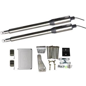Kit d'ouverture de <span class=keywords><strong>portail</strong></span> coulissant automatique Poids de porte unique 150KG DC 24V Ouvre-moteur de <span class=keywords><strong>portail</strong></span> pivotant Connectez-vous avec serrure électrique - Product Image 3