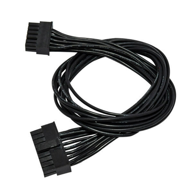 Custom 24 Pin ATX Power Supply Extension Cable Male to Female PSU Wire Harness PC Motherboard Power Cable OEM ODM