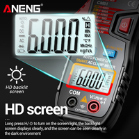 ANENG CM81 Digital Clamp Meter AC/DC Arus Tegangan NCV Kapasitansi Hz Resistansi Multimeter Profesional