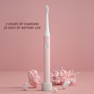 <span class=keywords><strong>Brosse</strong></span> à dents sonique ultrasonique intelligente automatique propre dentaire mince <span class=keywords><strong>brosse</strong></span> à dents sonique électrique de voyage Portable Rechargeable pour adulte - Product Image 2