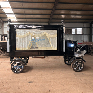 Black Horse Hearse for Sale Christian Funeral Horse <b>Buggy</b> Electric Horse Carriage Towing Hearse Highend Elegant Horseless Hearse - Product Image 2