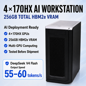 Estación de Trabajo de IA de 4 GPU 170HX DeepSeek V4 con Flash Probado, Controlador Dedicado CAN Bus, Torre SUPERMICRO para Equipos Electrónicos - Product Image 1