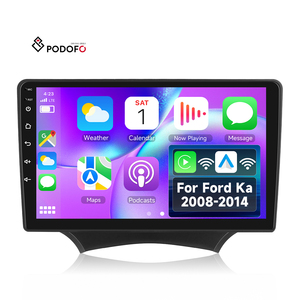 Podofo pour <span class=keywords><strong>Ford</strong></span> <span class=keywords><strong>Ka</strong></span> 2008-2014, autoradio Android 9 pouces 2 Din, 4+64G, Carplay/Android Auto sans fil, GPS, RDS, WIFI, OEM, ODM, vente en gros - Product Image 1