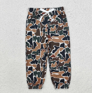 Wholesale Eco-Friendly Baby Boys Clothes Camouflage Pocket <b>Long</b> Pants Nylon/Cotton - Product Image 4