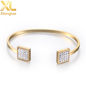 Pulsera de Moda con Brazalete Abierto y Circonitas, Chapada en Oro de 18K, Aleación de Cobre, Pulido de Alto Brillo, Microincrustaciones, para Mujeres y Niñas, Certificada por Terceros - Product Image 4
