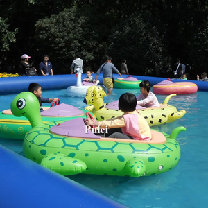 Parque acuático atracciones Mini OVNI inflable parachoques barco Dino Park <span class=keywords><strong>precio</strong></span> <span class=keywords><strong>de</strong></span> fábrica niños eléctricos agua parachoques barcos - Product Image 6