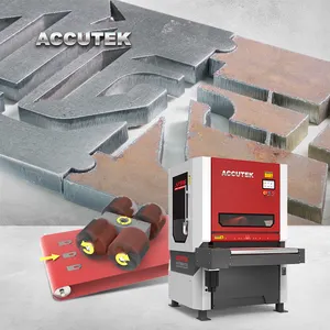 ACCUTEK AT916 hands free deburring chamfering machine supplier descaling machine automatic metal polishing deburring machine