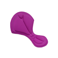 Coussinets de cyclisme unisexes en maille respirante haute densité, motif personnalisable, taille plus, pour shorts de cyclisme