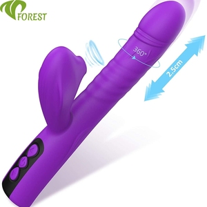 Vibrador de Punto G con Succión y Empuje de 8 Velocidades TT FOREST con Eje Extensible, Recargable por USB, Resistente al Agua, para <span class=keywords><strong>Uso</strong></span> Adulto Femenino - Product Image 1