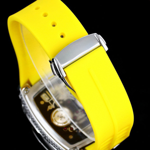 2026 Launch Creative Moissanite Tourbillon <b>Mechanical</b> Timepiece Comfortable Rubber Strap Elite Men's Preferred Sports <b>Watches</b> - Product Image 6