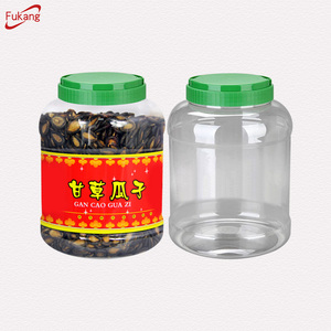5L <strong>Plastic</strong> <strong>Jar</strong> With Lid , <strong>Large</strong> <strong>Round</strong> Pet <strong>Jar</strong> With Wide Mouth