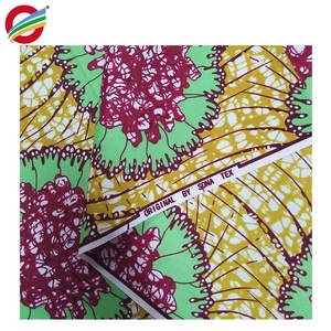 <span class=keywords><strong>Tissu</strong></span> Imprimé <span class=keywords><strong>Wax</strong></span> Authentique Garanti Hollande Pagne Africain Robe 100% Coton 6 Yards - Product Image 6