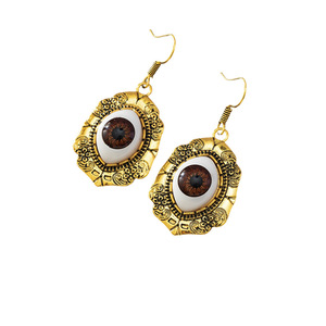 Evil Eye <b>Tassel</b> Drop <b>Earrings</b> Zinc Alloy Bezel Setting Fashion Jewelry For Women Yiwu Origin Style 1 To 6 - Product Image 5