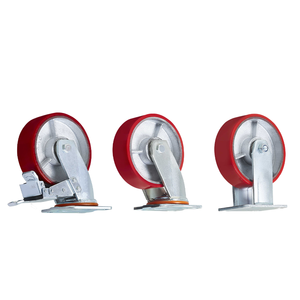 Hochleistungs-Industrie-Lenkrad 4/5/<span class=keywords><strong>6</strong></span>/8 Zoll feste Halterung Voll räder Pneumatische mechanische Handhabung räder - Product Image 5