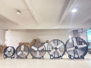 24 ''Portable silencieux robuste Garage refroidisseur d'air magasin entrepôt industriel électrique ventilateur à tambour 110V 120V - Product Image 5