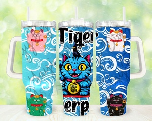 Venta caliente Popular Mira Spice Queen Kpop Demon Hunters inspirado película Saja Boys Band 40oz vasos de coche de viaje de acero inoxidable - Product Image 6