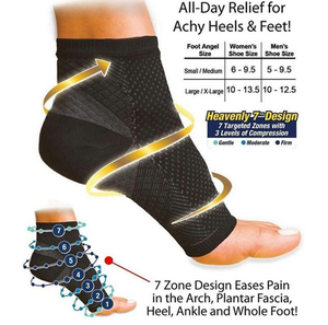 Chaussettes de compression sportives en promotion pour hommes et femmes – Soutien de la cheville, soulagement de la douleur, manchon tricoté pour la saison printanière - Product Image 5