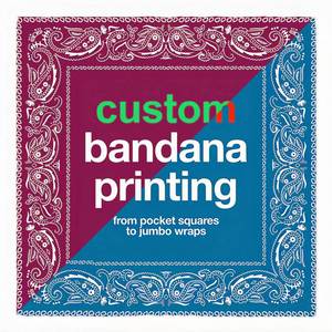 Foulard Paisley, Bandanas classiques western, Grand mouchoir, Bandana classique western - Product Image 3