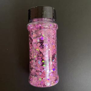 Polyester Chunky Mix Craft Glitter Bulk Pet Zilver Bulk Glitter voor Sneeuwbolbekers - Product Image 6