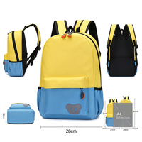 Sac à dos scolaire léger, 3 couches, imperméable, avec poche intérieure antivol, larges bretelles, poches latérales pour bouteilles