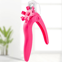 Coupe-ongles professionnel en forme de U pour coupe à 3 voies, en acier inoxydable, pour faux ongles, idéal pour la manucure en salon et la vente en gros