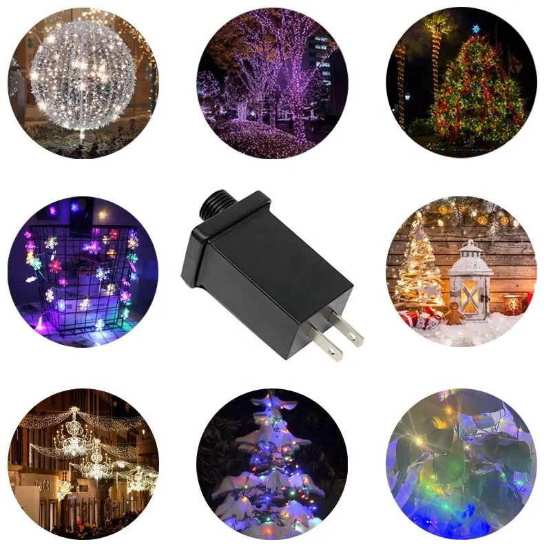 Étanche à la pluie IP44 alimentation extérieure adaptateur cc étanche 12V 2A 1A 3W-24W led pilote pour noël guirlandes lumineuses spot