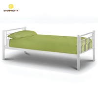Fournisseur de mobilier commercial pour dortoirs scolaires, lits en métal, lits superposés démontables pour étudiants avec échelle