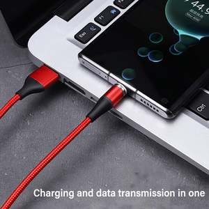 Cargador Magnético para Teléfono de Alta Calidad al por Mayor, 2.4A, Cable de Carga Rápida Magnético con Luz LED de Nailon de 1M, Micro USB - Product Image 4