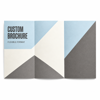 Brochures marketing pliées en couleur, profils d'entreprises, catalogues, promotion de la marque, impression de brochures personnalisées