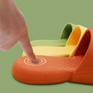 GRS Personalizado sentimento macio slide interior unisex duas correias dedo do pé aberto slides calçados sapatos verão sandálias calcanhar almofada design - Product Image 1