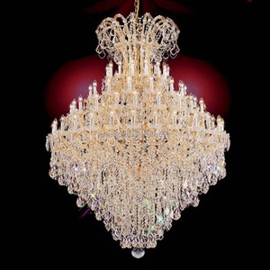 Lampade dell'atrio dell'hotel, lampadario di cristallo di lusso, illuminazione di cristallo Maria Theresa - Product Image 1