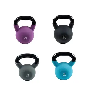TMAX彩色健身房健身器材训练举重室内商用铸铁壶铃