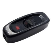 Kabel Inline Umum 110-250V 10A dengan Tombol ON/OFF untuk Lampu Meja, Lampu Kerja, Saklar Rocker dengan Indikator