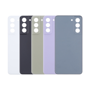 Tapa Trasera de la Batería, <span class=keywords><strong>Carcasa</strong></span> Trasera de Vidrio <span class=keywords><strong>para</strong></span> <span class=keywords><strong>Samsung</strong></span> Galaxy <span class=keywords><strong>S21</strong></span> <span class=keywords><strong>FE</strong></span>, Panel Trasero con Lente de Cámara - Product Image 1
