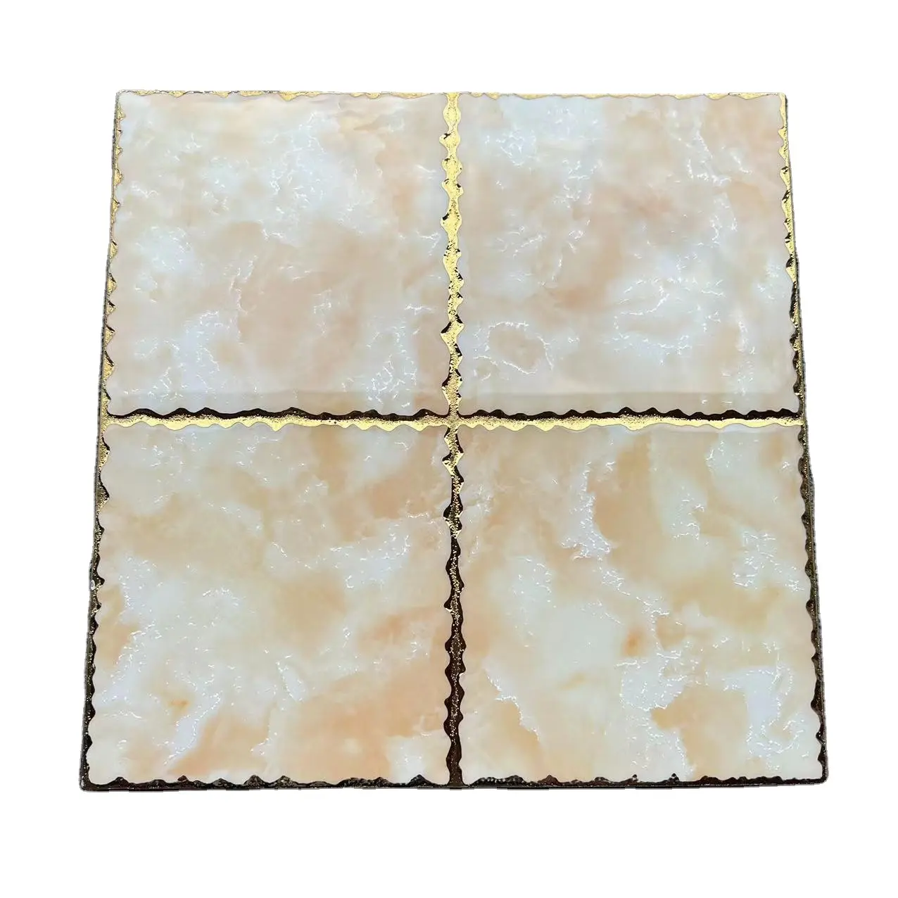 Piastrelle in ceramica da bagno di lusso europeo 300 * sfondo 300 antiscivolo piastrelle da pavimento opache cucina balcone piastrelle di cristallo placcato in oro