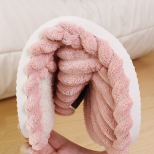 Nuevas Pantuflas de Casa con Punta Cerrada de Pana para Mujer, con Suela de Eva, Pantuflas de Interior para Mujer, Nuevos Estilos con la Mejor Calidad - Product Image 3