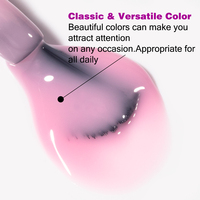Marque privée Vente en gros de vernis à ongles gel UV à base d'eau Couche de base en caoutchouc français Vernis à ongles gel en résine pour maquillage cosmétique des ongles Beauté