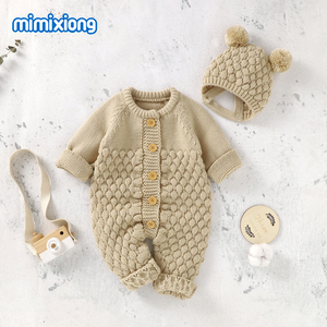 Mimixiong Venta al por Mayor de Ropa de Invierno Personalizada, Pijama de Manga Larga para Bebé, Mamelucos para Bebé, Ropa de Bebé - Product Image 4