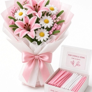 Kit de création de bouquets de fleurs, fournitures pour la fabrication de fleurs artificielles pour la décoration de mariage, les cadeaux d'anniversaire et la décoration de la maison - Product Image 2